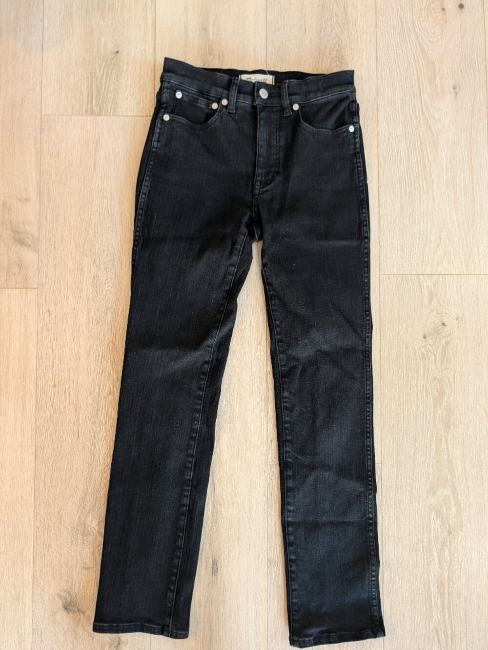 Madewell The Mid Rise Perfect Vintage Jeans Black 25